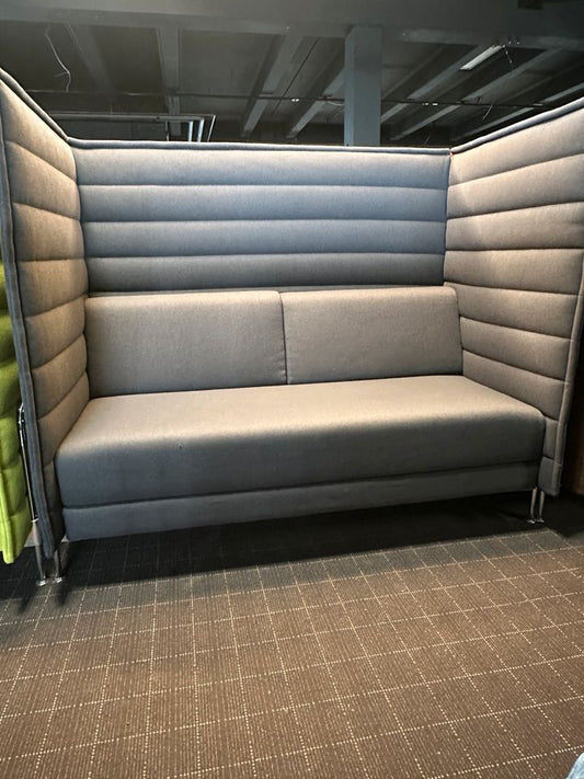 Vitra Alcove Highback 2-Sitzer Sofa Anthrazit