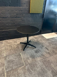 Bistro Tisch Schwarz, Ø 80 cm