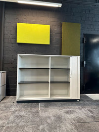 Rolladenschrank Weiß, 160×120 cm, 3 OH