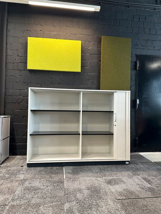 Rolladenschrank Weiß, 160×120 cm, 3 OH