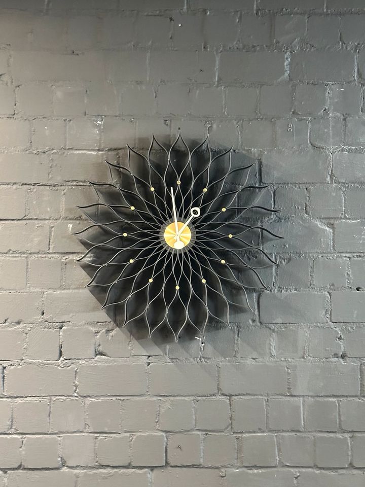 Sunflower Clock Wanduhr