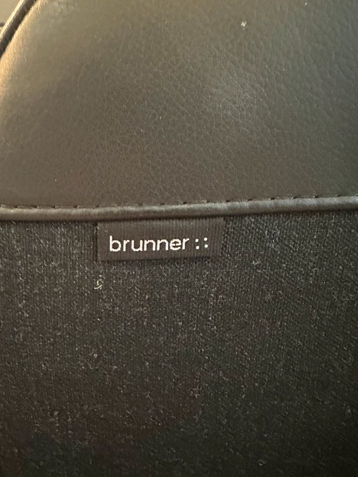 Stuhl Teilleder Schwarz