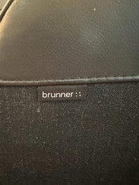 Stuhl Teilleder Schwarz