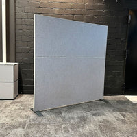 Filz-Pinnwand / Trennwand Grau, 160×160 cm
