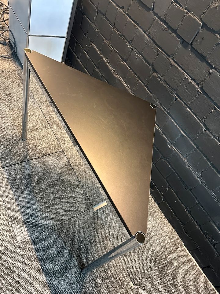 Dreiecktisch Schwarz Linoleum