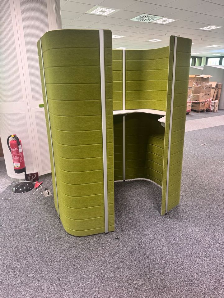 Workbay Stehhöhe Grün
