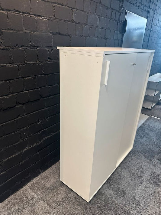 Aktensideboard Weiß, 4 OH