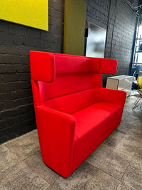 Parcs Wing Set Rot, Sofa + Sessel