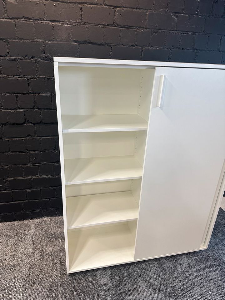 Aktensideboard Weiß, 4 OH
