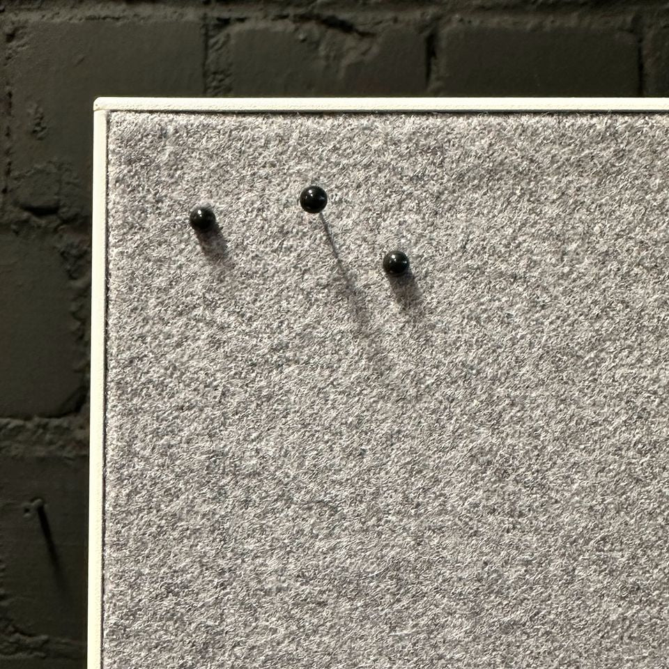 Filz-Pinnwand / Trennwand Grau, 160×160 cm