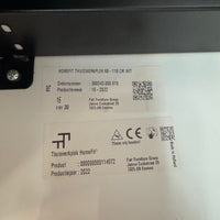 HomeFit Schreibtisch im Schrank, elektrisch höhenverstellbar, Weiß