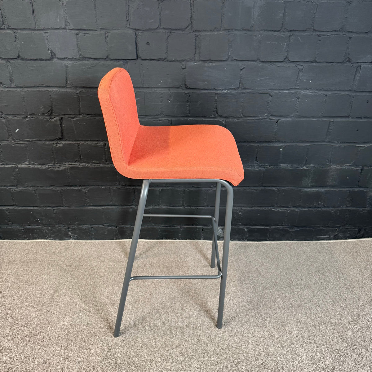 Steelcase Barhocker, Orange