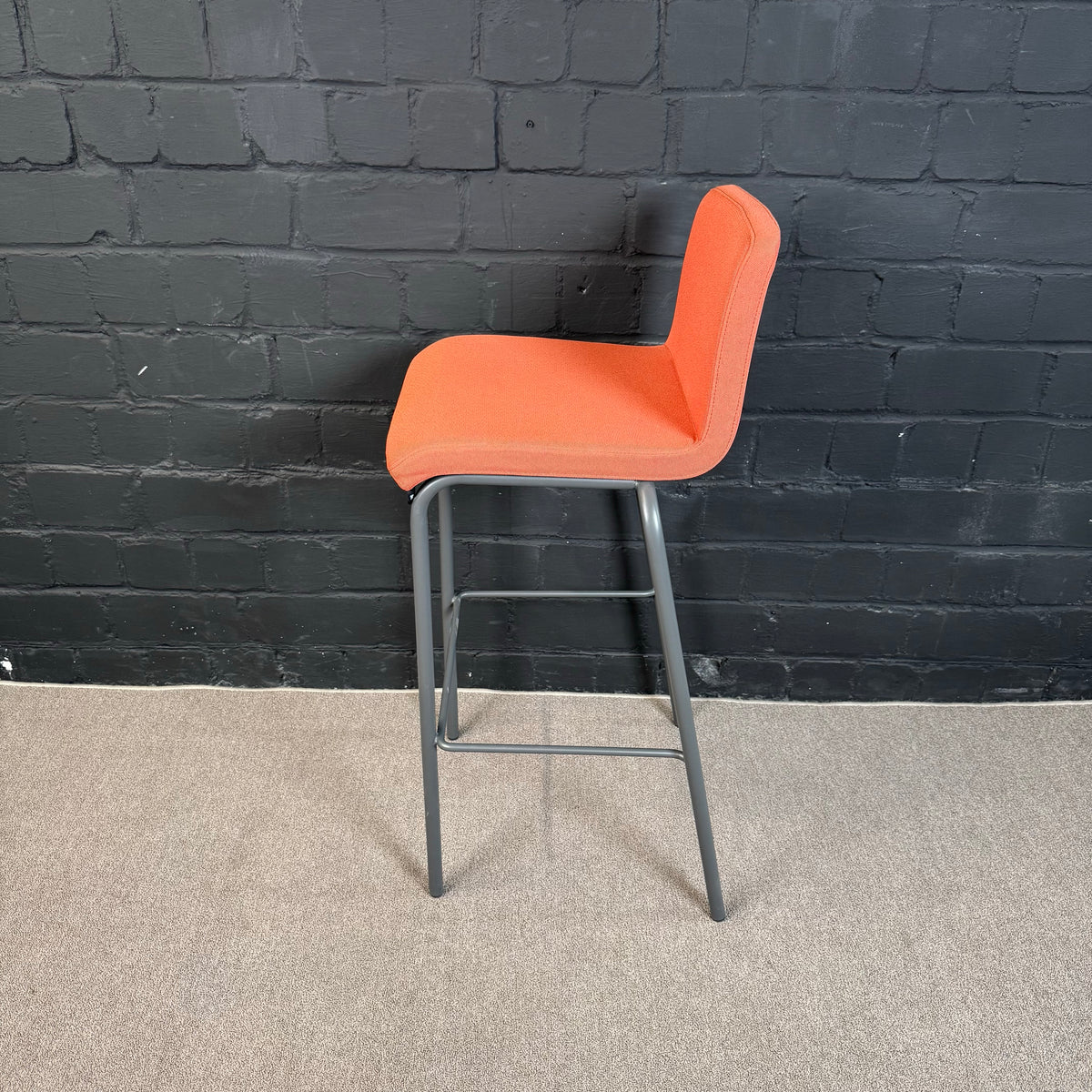 Steelcase Barhocker, Orange