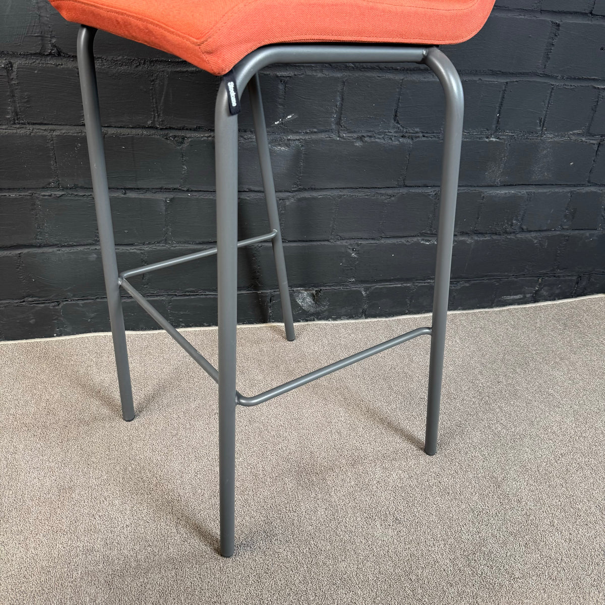 Steelcase Barhocker, Orange