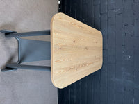 Steelcase Tisch auf Rollen, 120×60 cm, Kiefer-Dekor